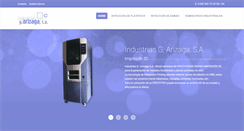 Desktop Screenshot of garizaga.com